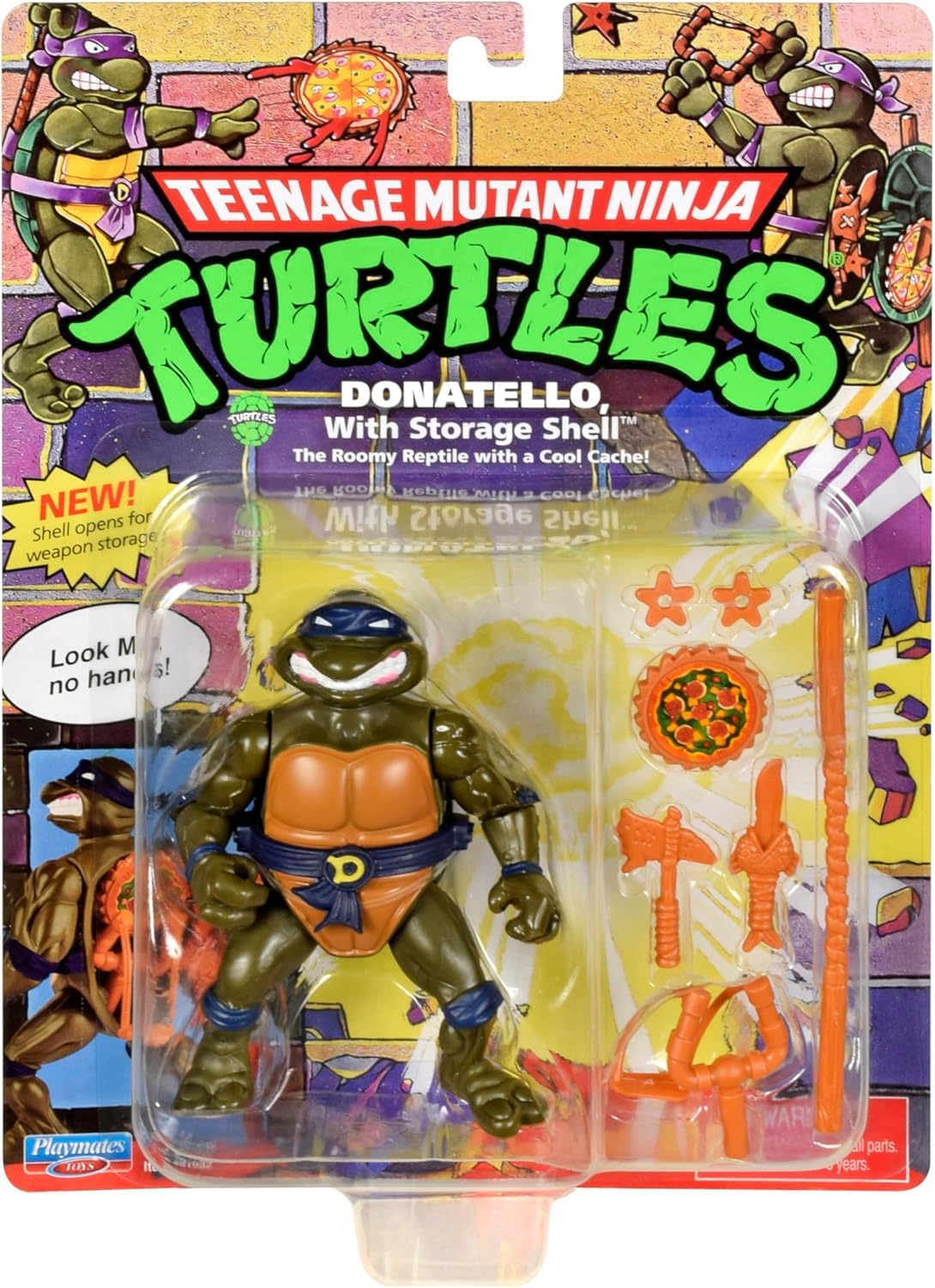 Playmates ミュータント・ドナテロ Amazon.com: Teenage Mutant Ninja Turtles: 4” Original